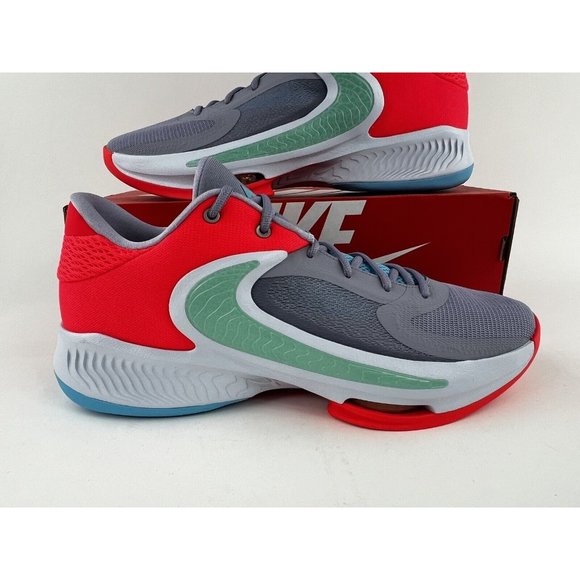 Nike Zoom Freak 4 Paris Men’s Basketball Shoes Red Purple NO SHOE BOX - Picture 4 of 11